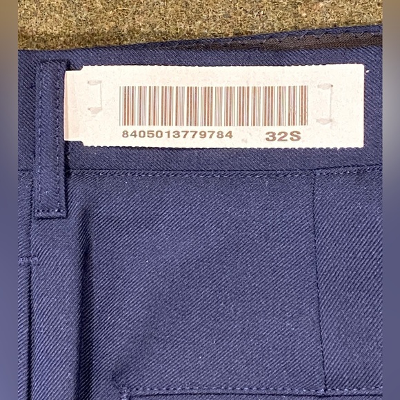 New Old Stock, 1998 US Air Force Dress Blue Uniform Pants, Men’s 32x32 - Picture 6 of 8